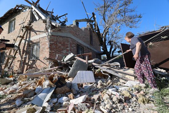 Russia Ukraine Military Operation Shelling