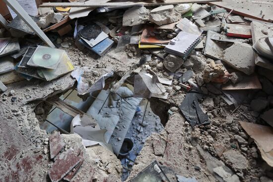 Russia Ukraine Military Operation Shelling