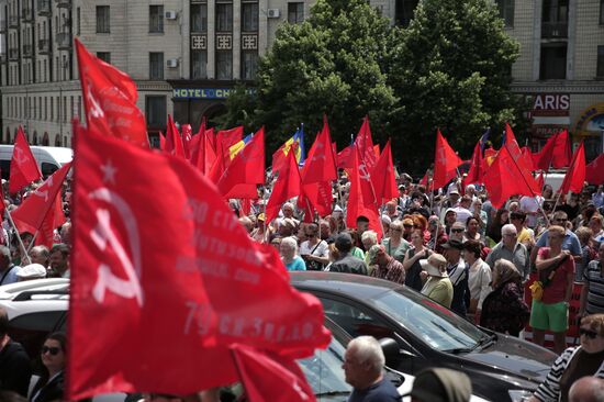 Moldova Victory Day Rally