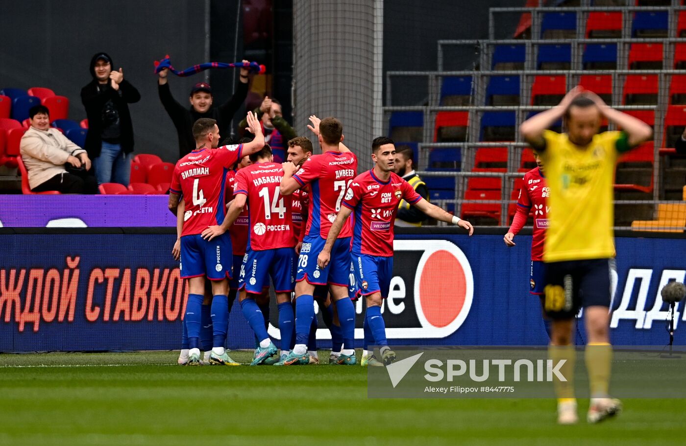 Russia Soccer Premier-League CSKA- Rostov