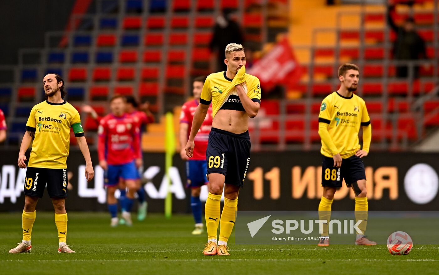 Russia Soccer Premier-League CSKA- Rostov