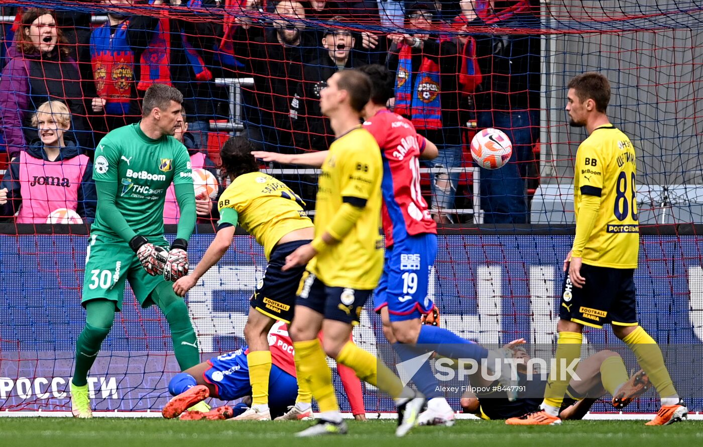 Russia Soccer Premier-League CSKA- Rostov