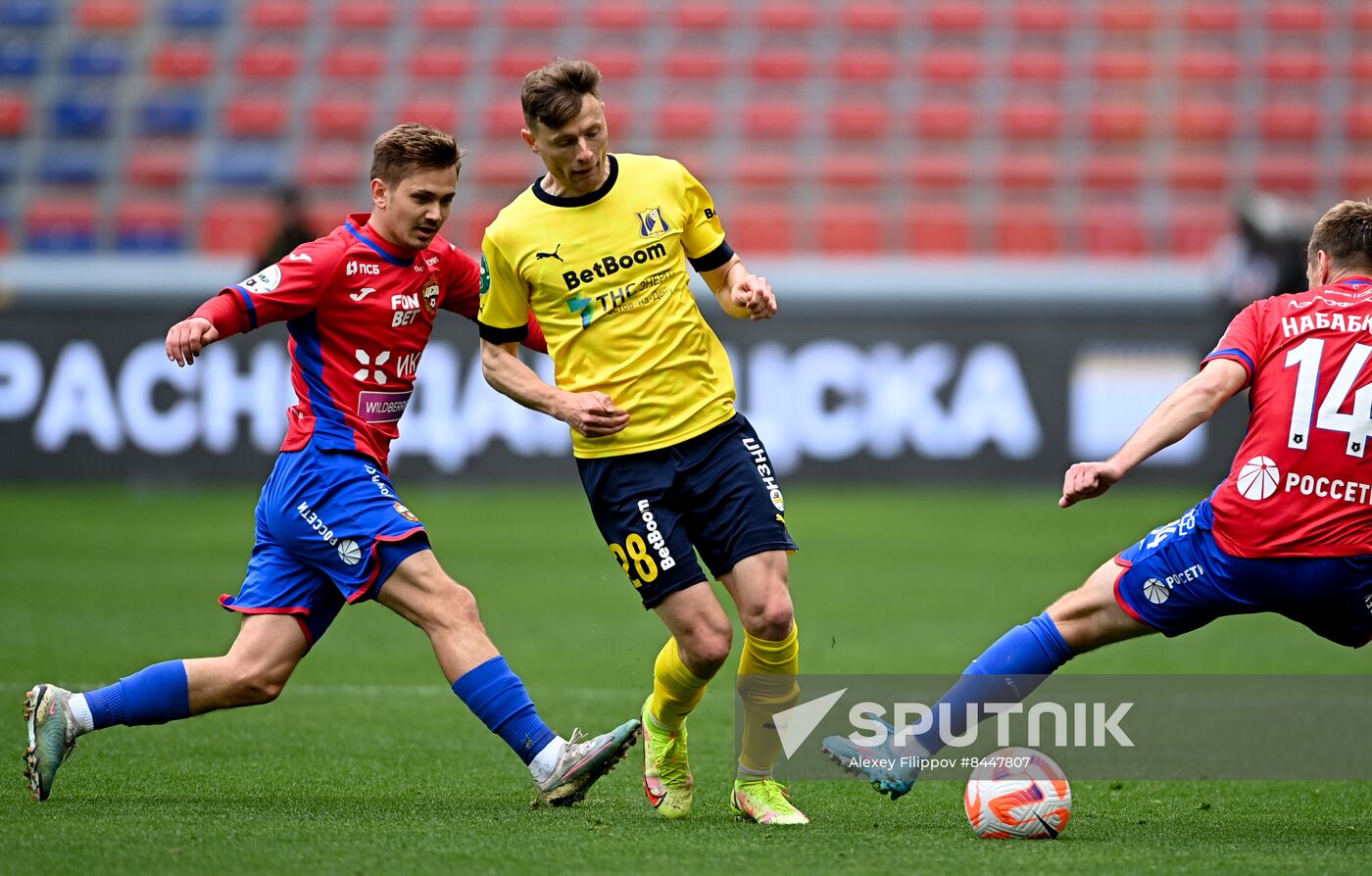 Russia Soccer Premier-League CSKA- Rostov