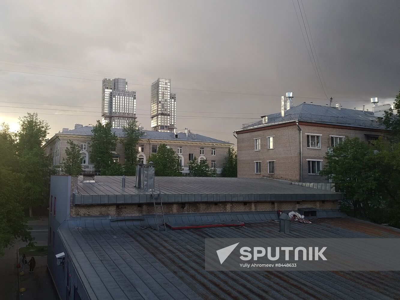 Residential complex construction site
