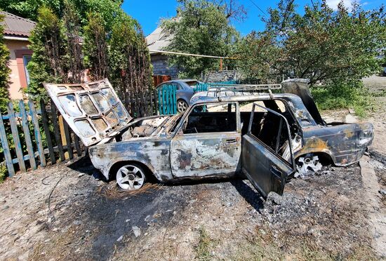 Russia Ukraine Military Operation Shelling