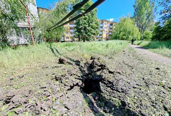 Russia Ukraine Military Operation Shelling