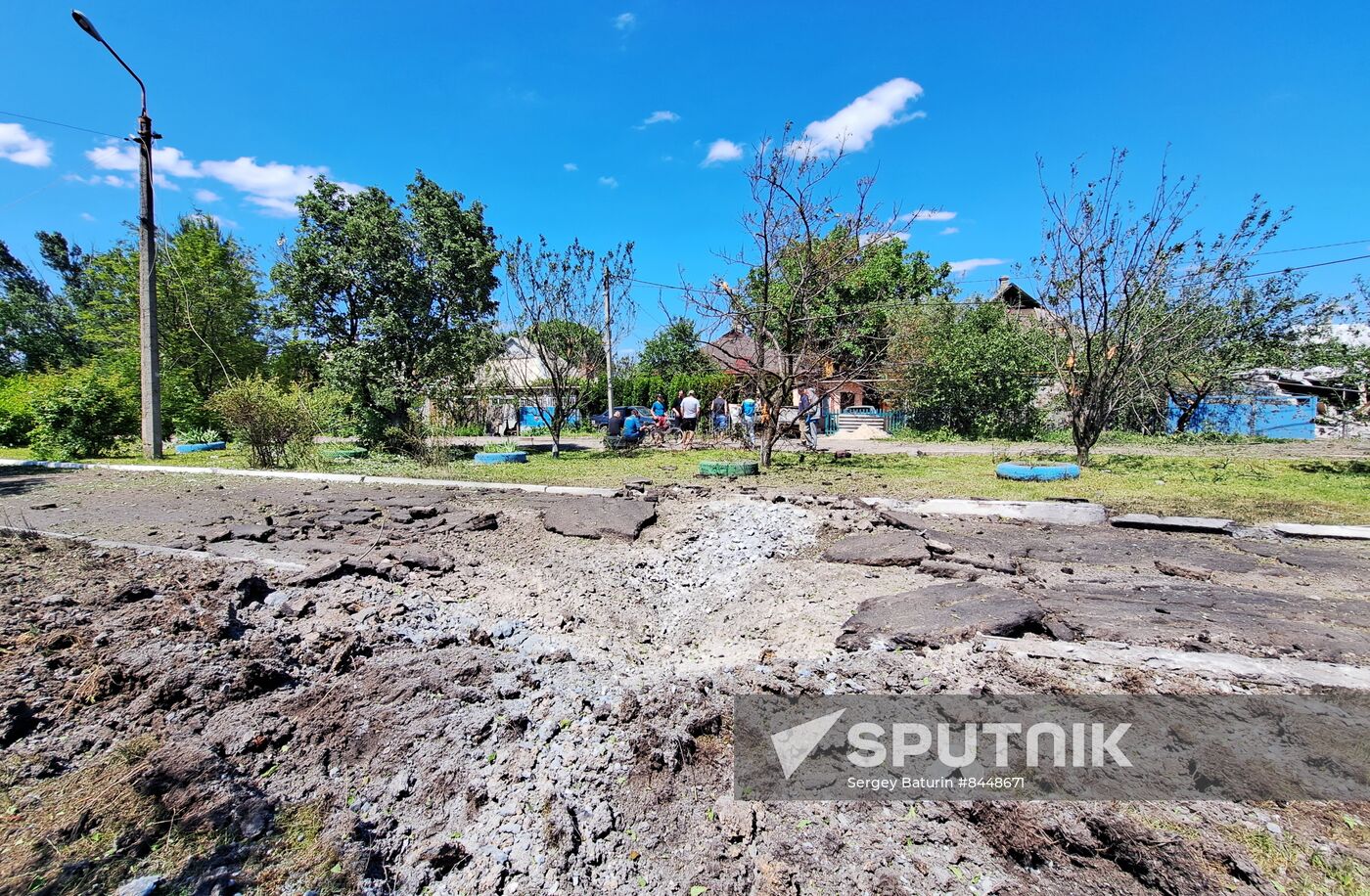 Russia Ukraine Military Operation Shelling