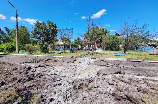Russia Ukraine Military Operation Shelling
