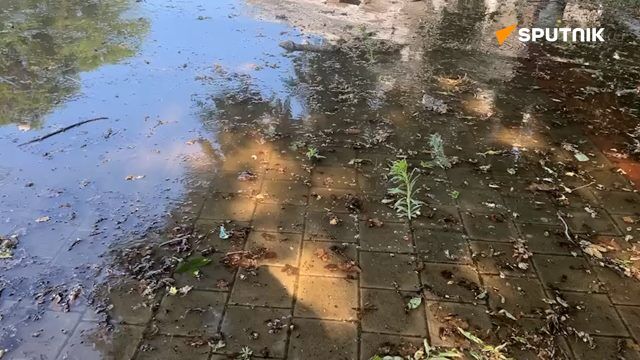 Nova Kakhovka after incident at the Kakhovka Hydroelectric Power Plant