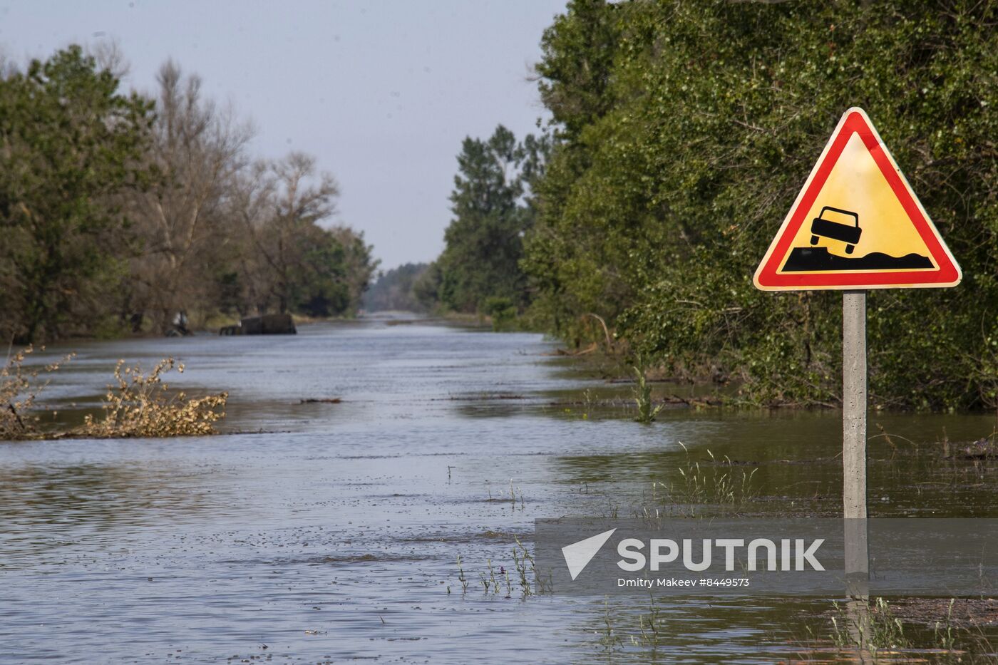 Russia Ukraine Kakhovka HPP Destruction