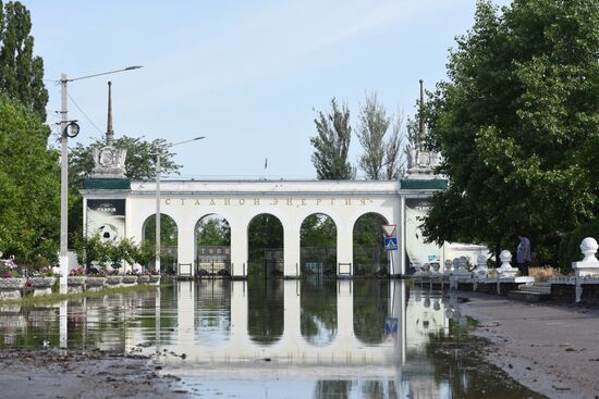Russia Ukraine Kakhovka HPP Destruction