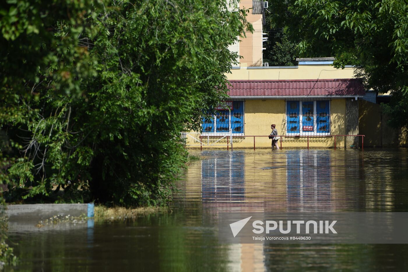 Russia Ukraine Kakhovka HPP Destruction