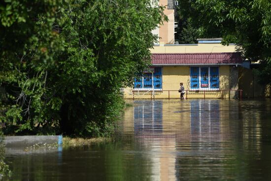 Russia Ukraine Kakhovka HPP Destruction