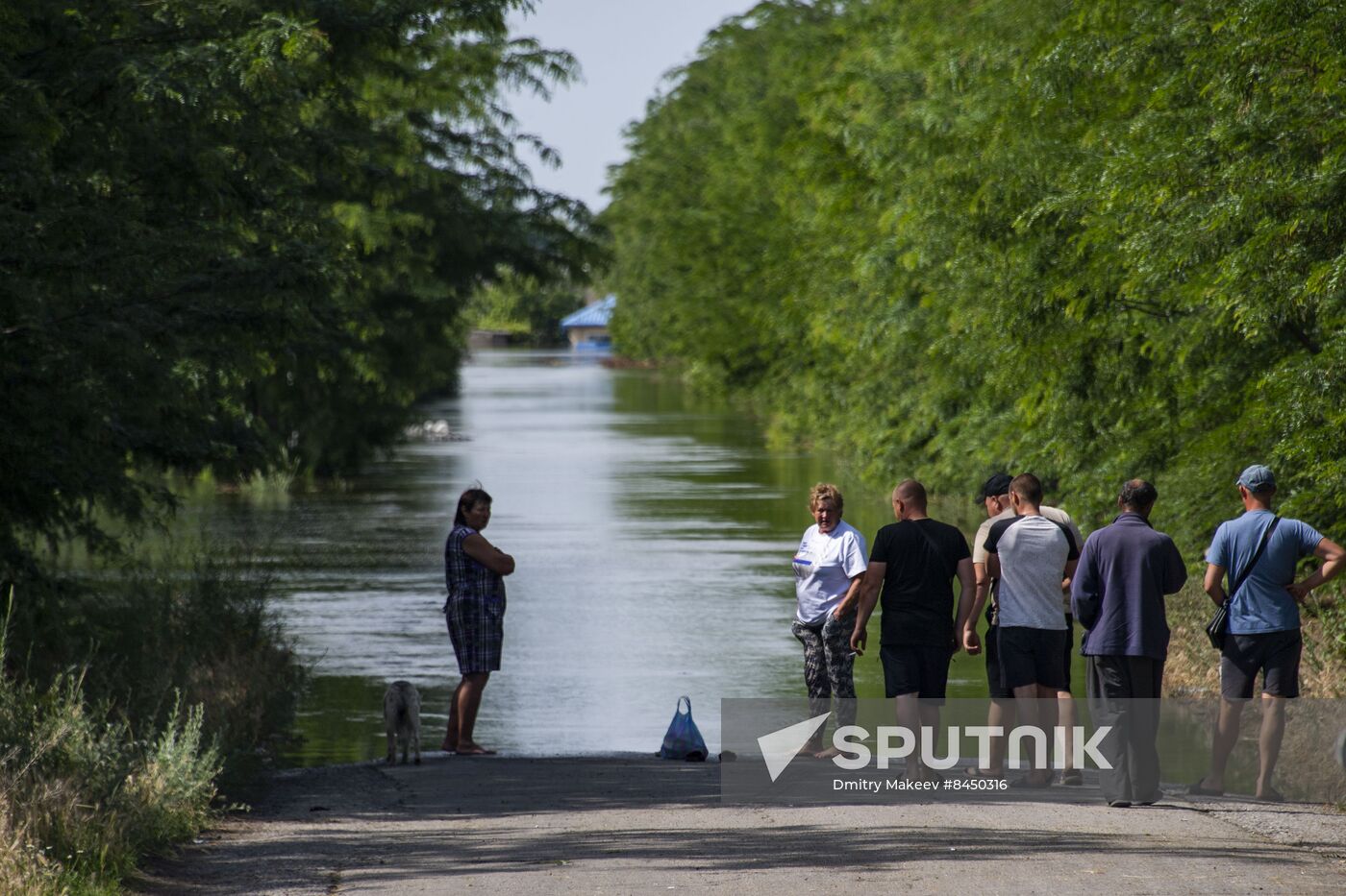 Russia Ukraine Kakhovka HPP Destruction