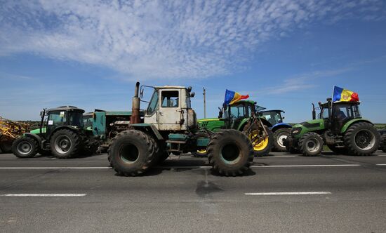Moldova Farmers Protest