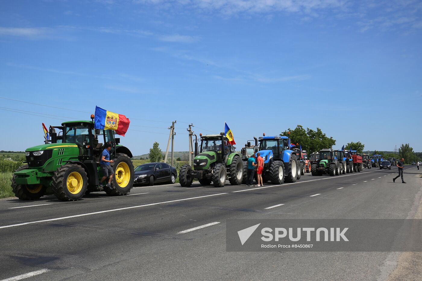 Moldova Farmers Protest