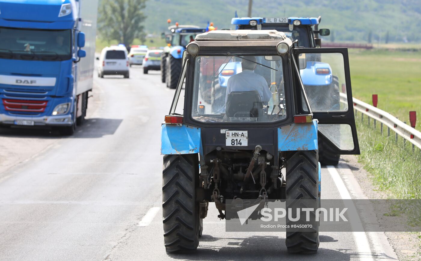 Moldova Farmers Protest