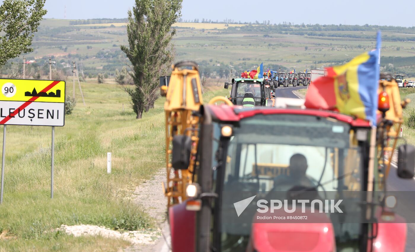 Moldova Farmers Protest