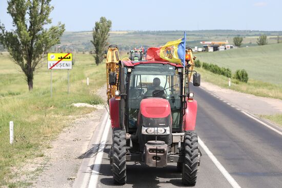 Moldova Farmers Protest