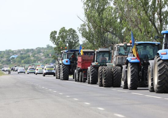 Moldova Farmers Protest
