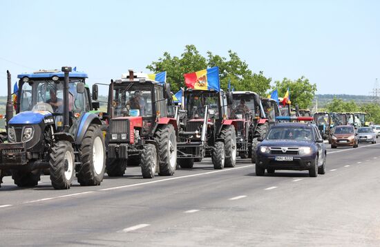 Moldova Farmers Protest