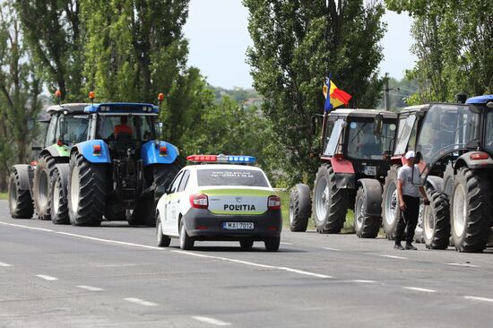 Moldova Farmers Protest