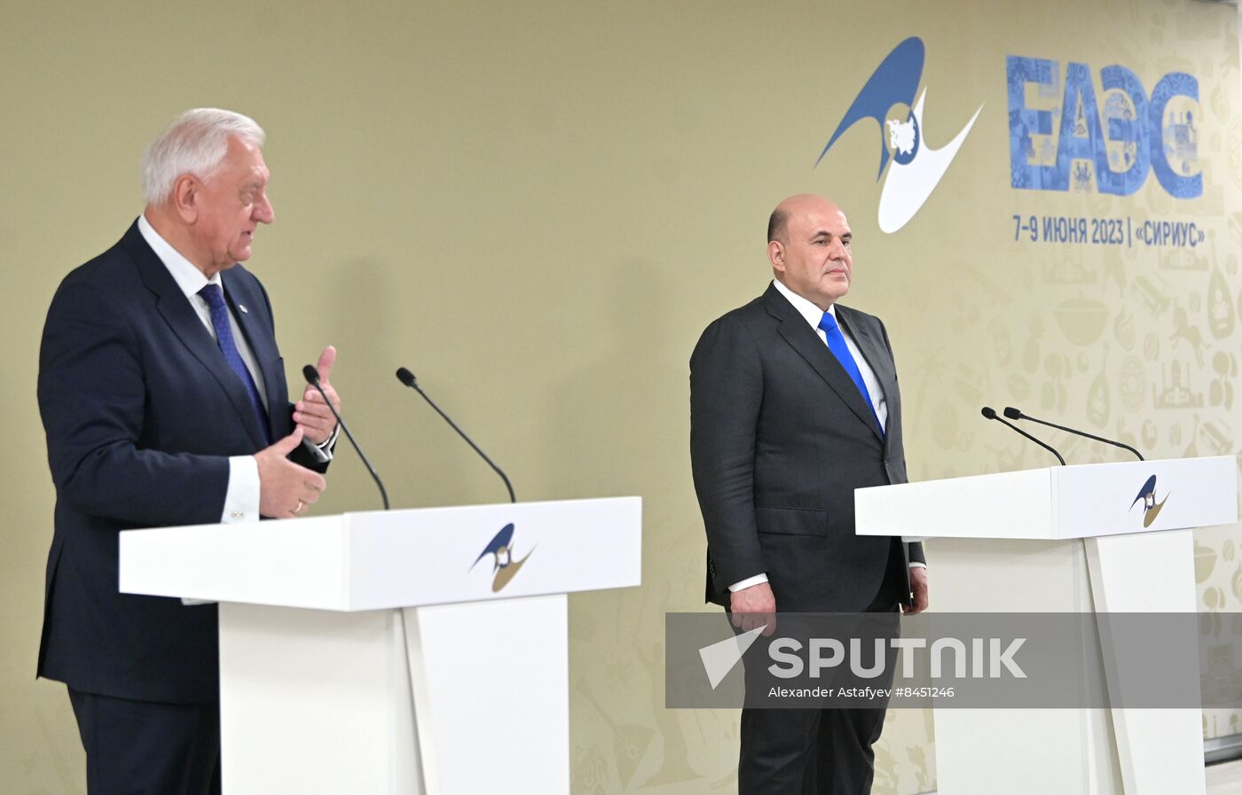 Russia Mishustin EAEU Summit