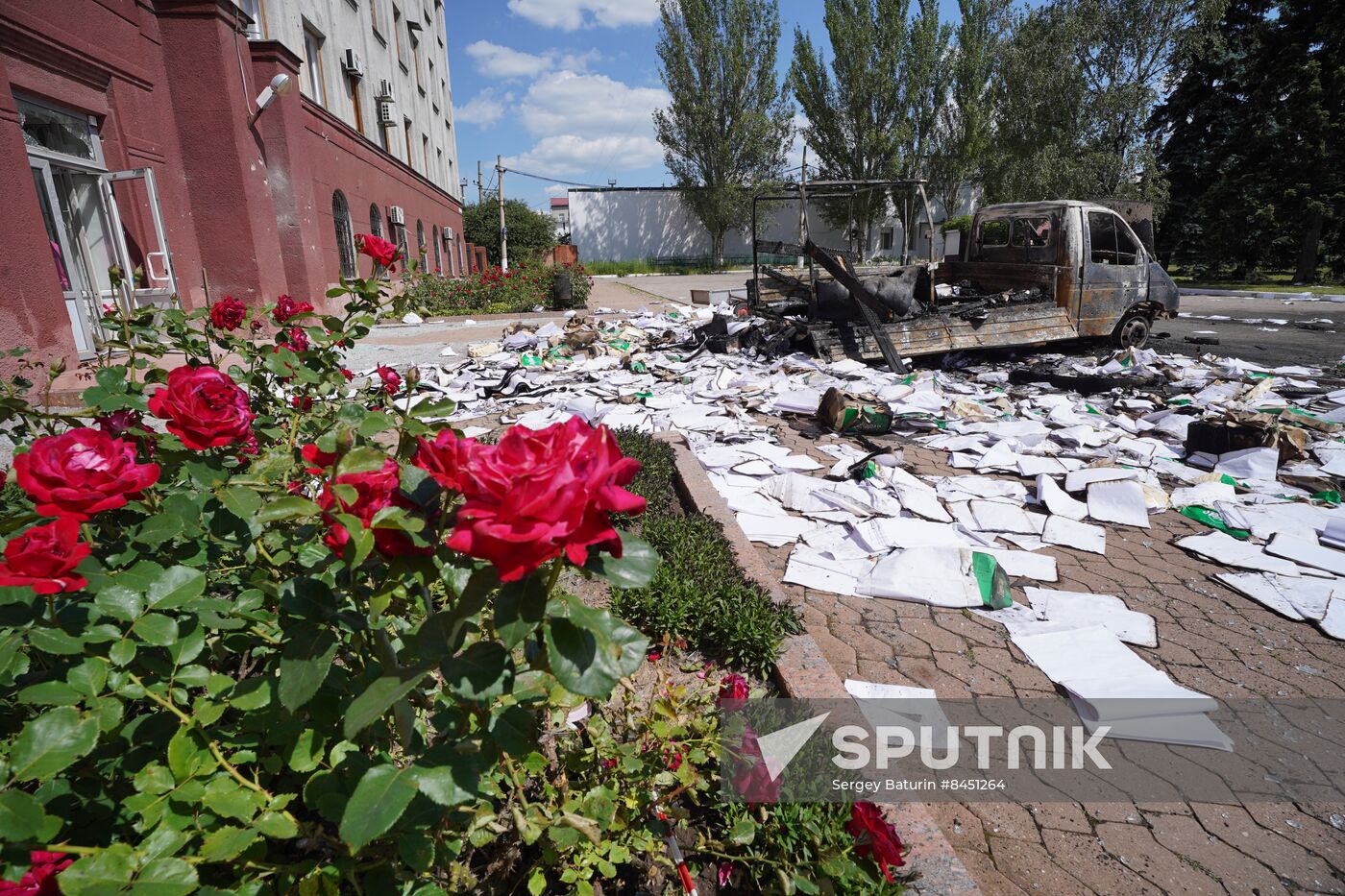 Russia Ukraine Military Operation Shelling
