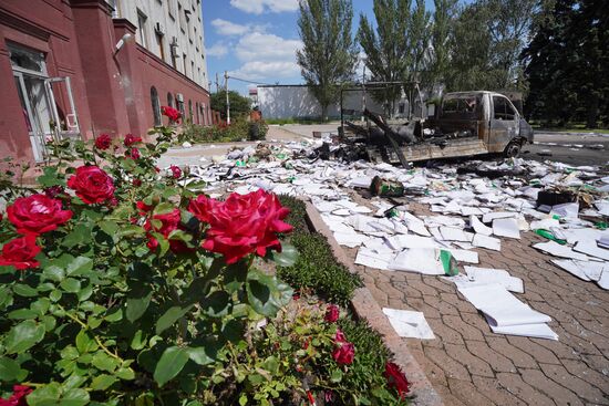 Russia Ukraine Military Operation Shelling