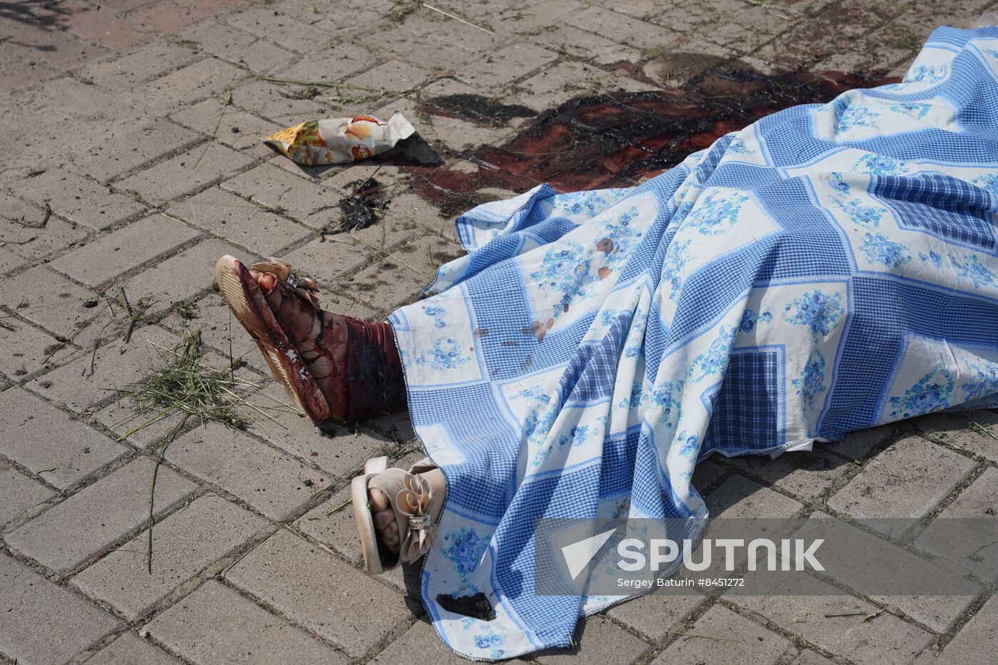Russia Ukraine Military Operation Shelling