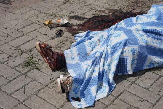 Russia Ukraine Military Operation Shelling