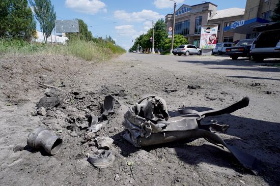 Russia Ukraine Military Operation Shelling