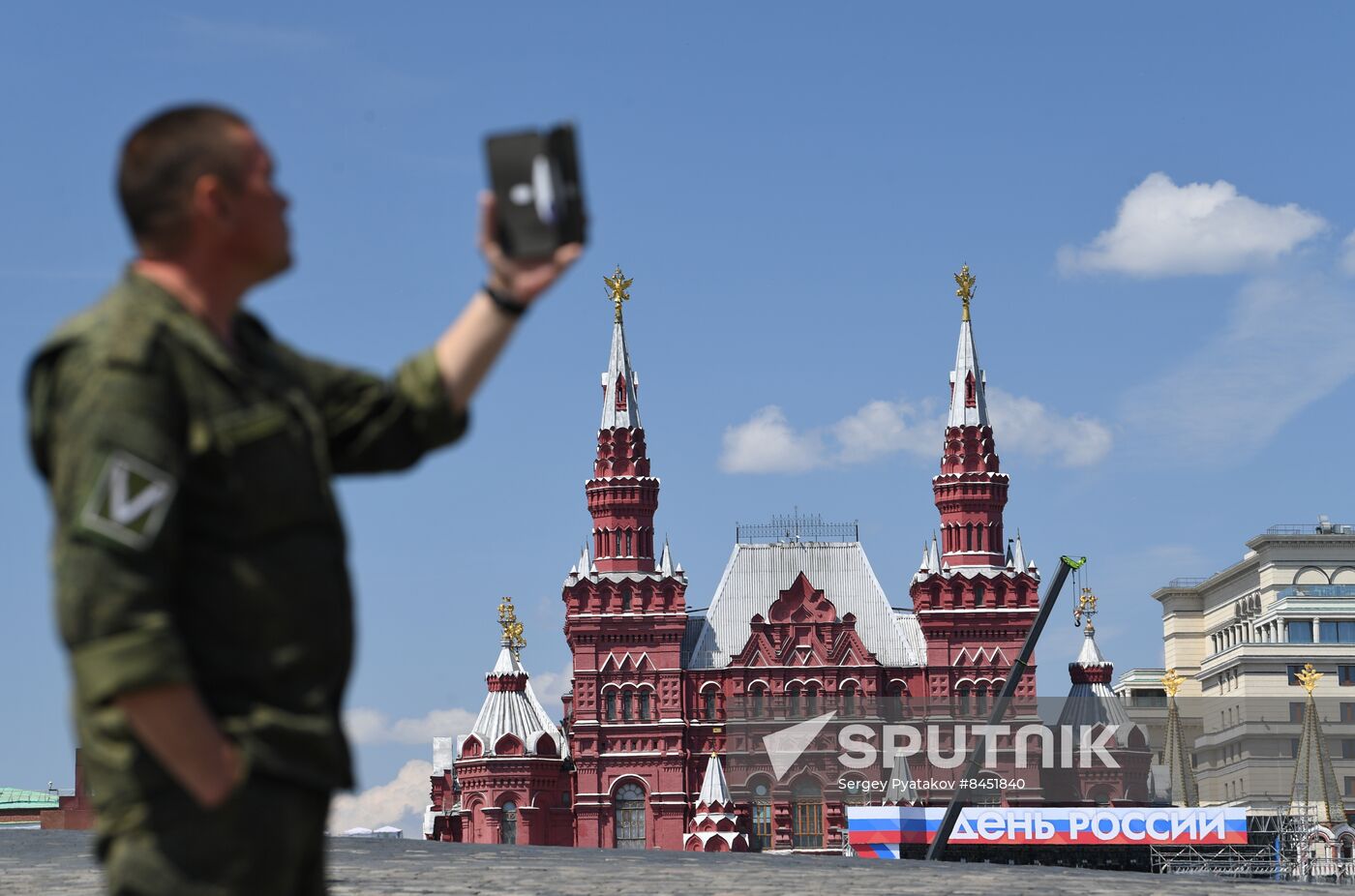 Russia Day Preparations