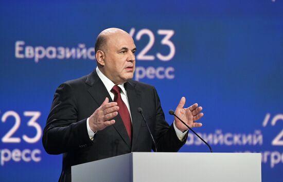 Russia Mishustin Eurasian Congress
