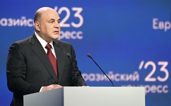 Russia Mishustin Eurasian Congress