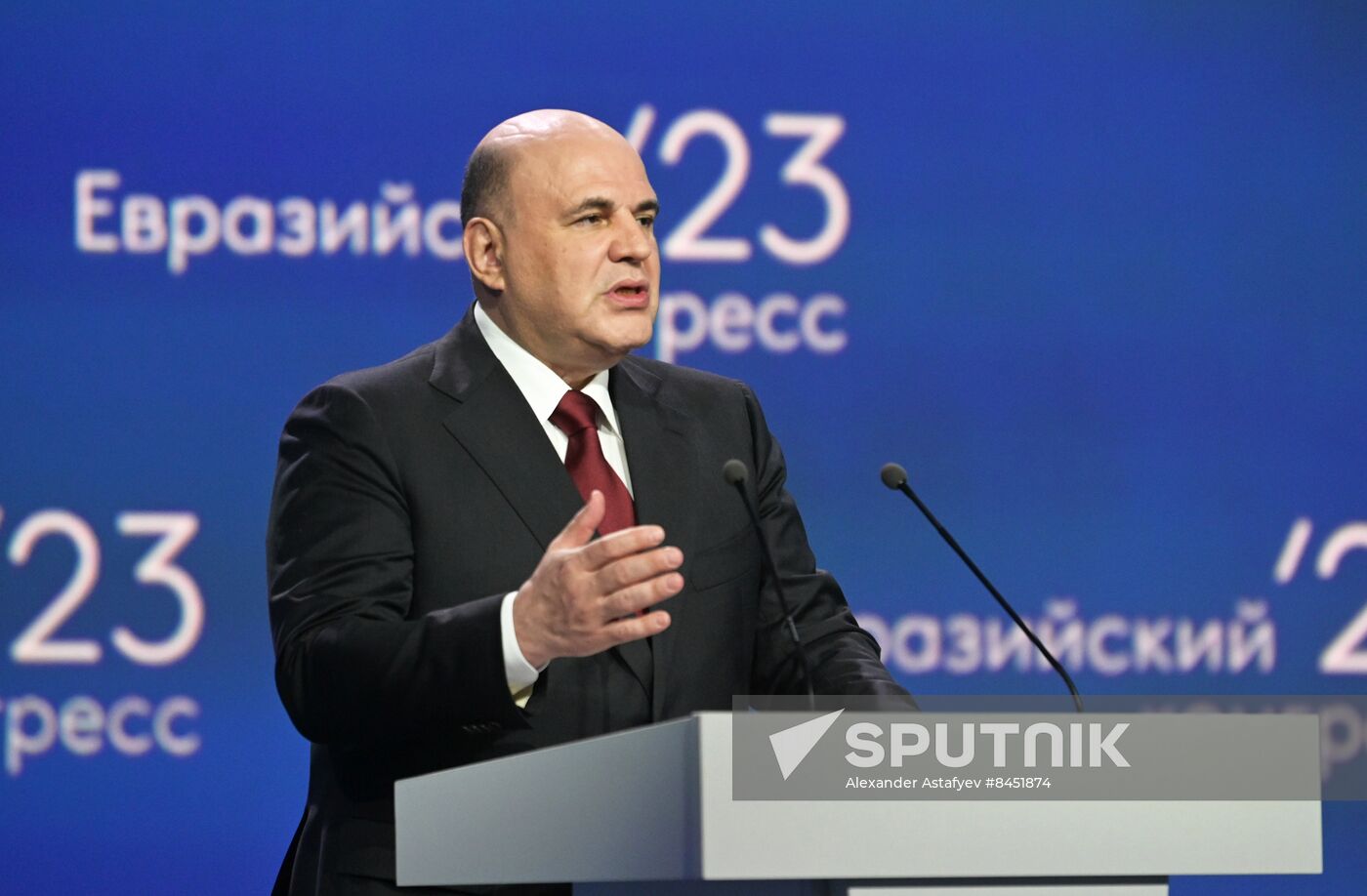 Russia Mishustin Eurasian Congress