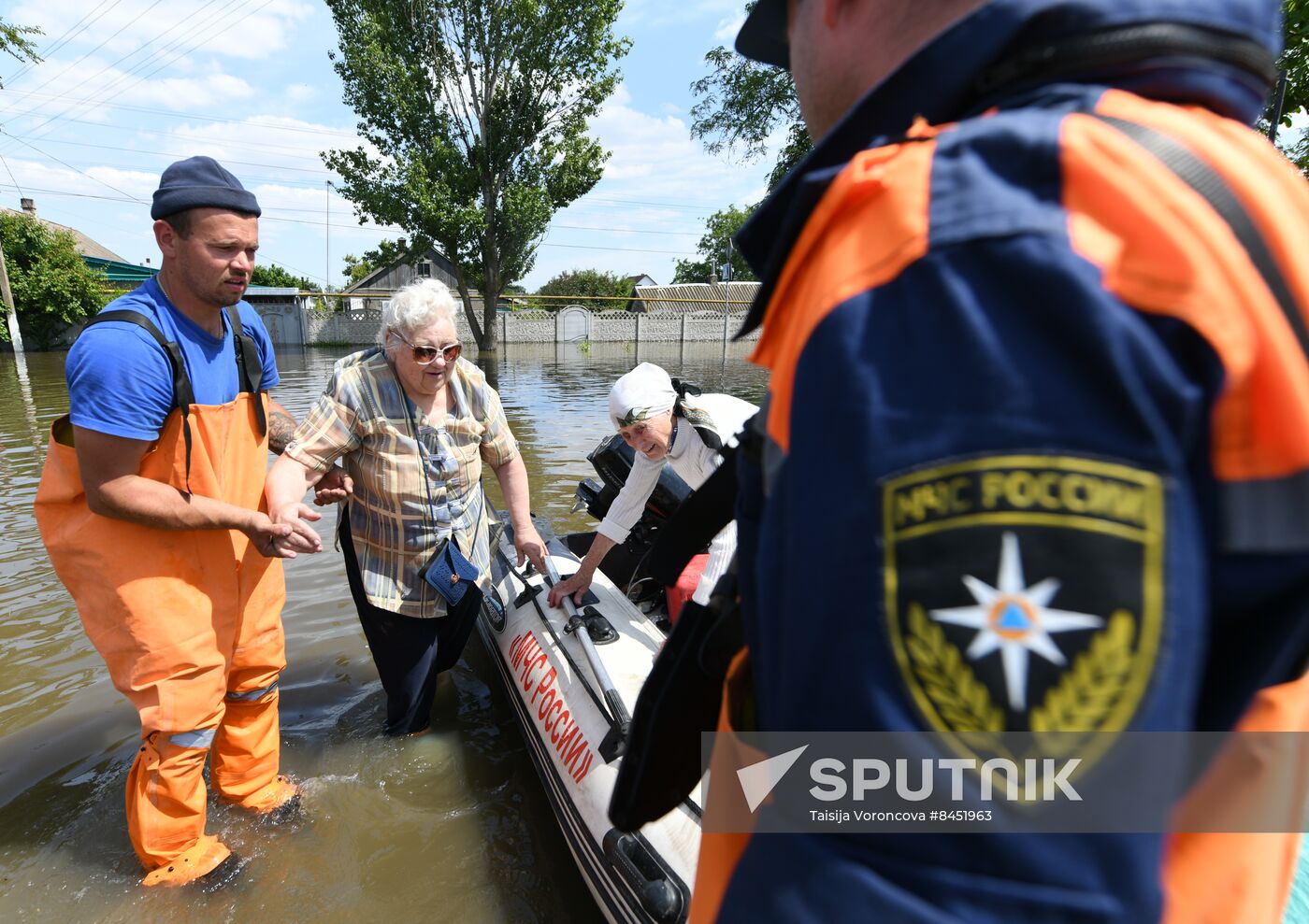 Russia Ukraine Kakhovka HPP Destruction