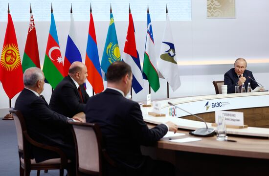 Russia Mishustin EAEU Summit