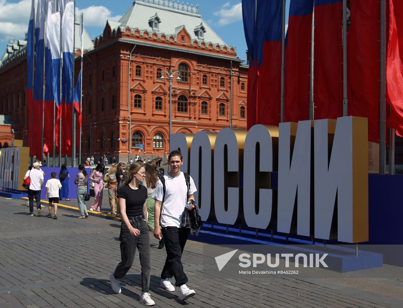Russia Day Preparations