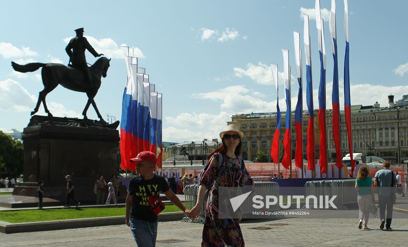 Russia Day Preparations