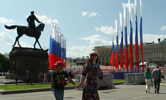 Russia Day Preparations