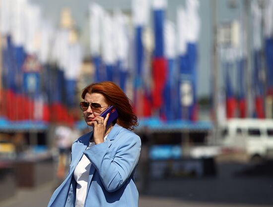 Russia Day Preparations