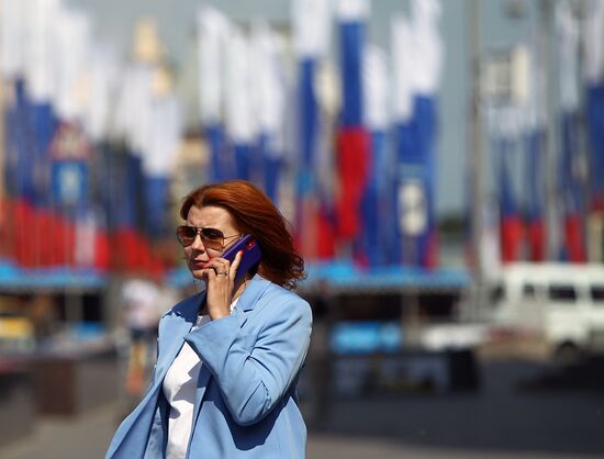 Russia Day Preparations
