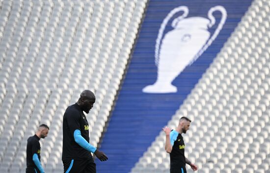 Turkey Soccer Champions League Inter Training