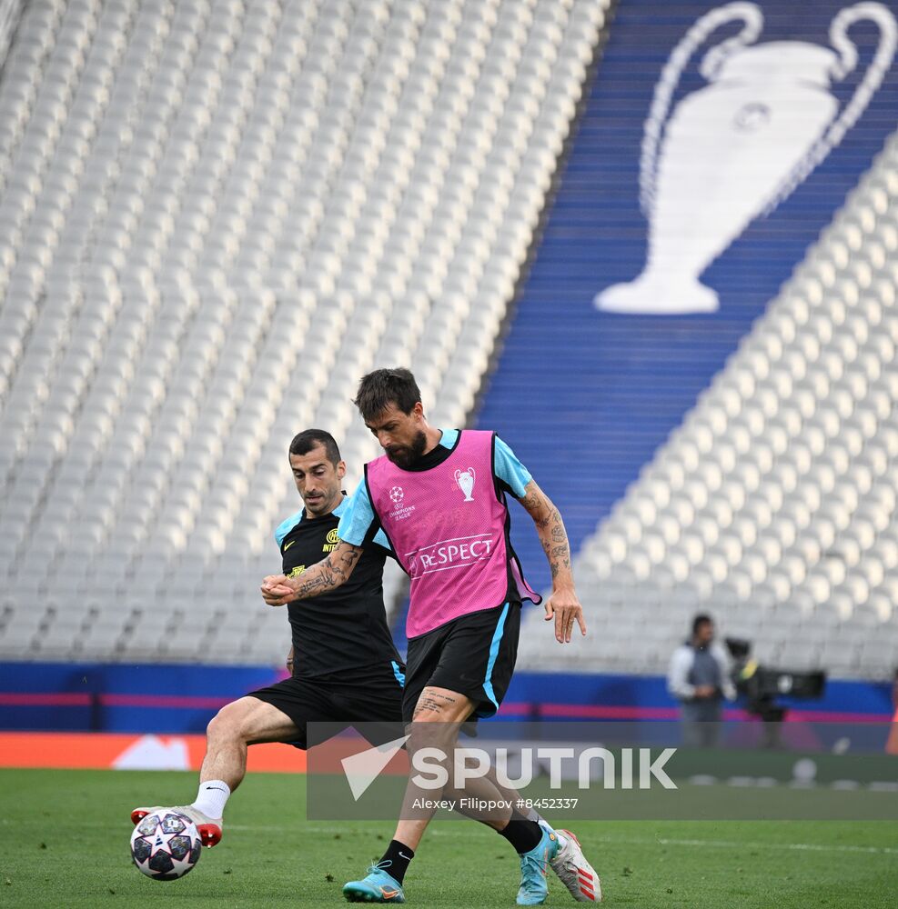 Turkey Soccer Champions League Inter Training