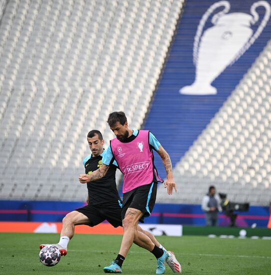 Turkey Soccer Champions League Inter Training