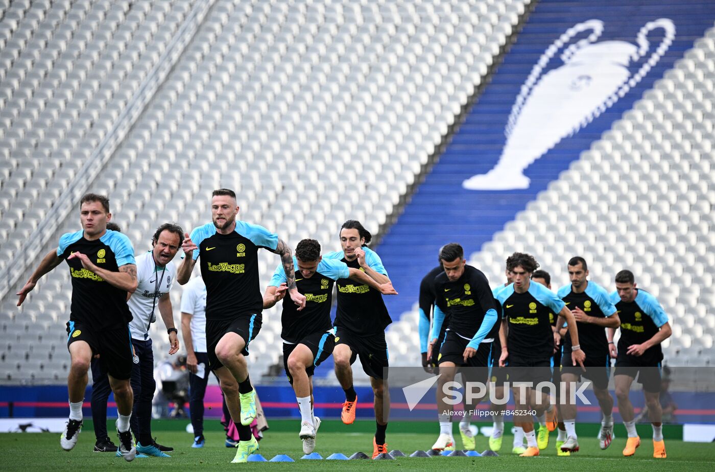 Turkey Soccer Champions League Inter Training