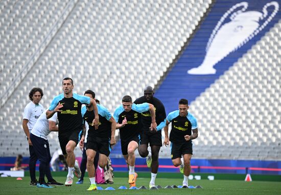 Turkey Soccer Champions League Inter Training