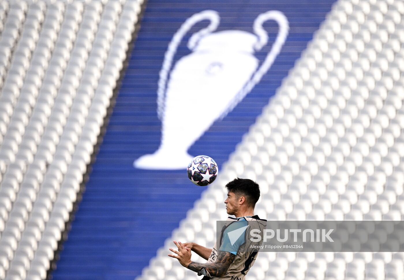 Turkey Soccer Champions League Inter Training