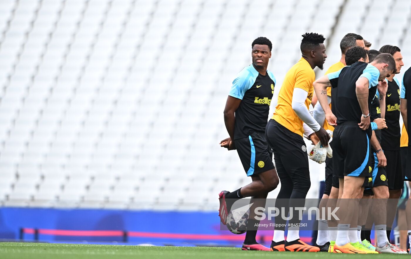 Turkey Soccer Champions League Inter Training